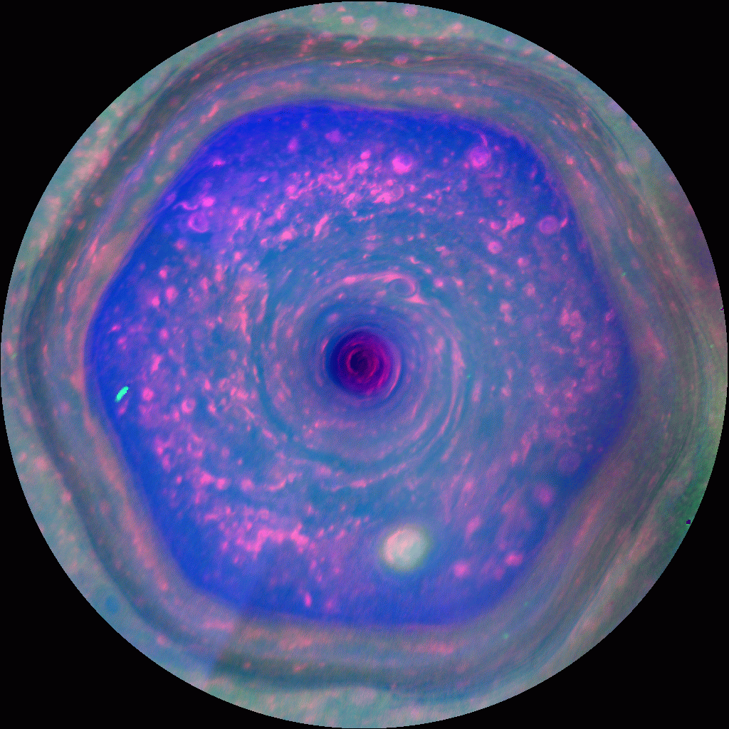 Saturn North Pole Hexagon
